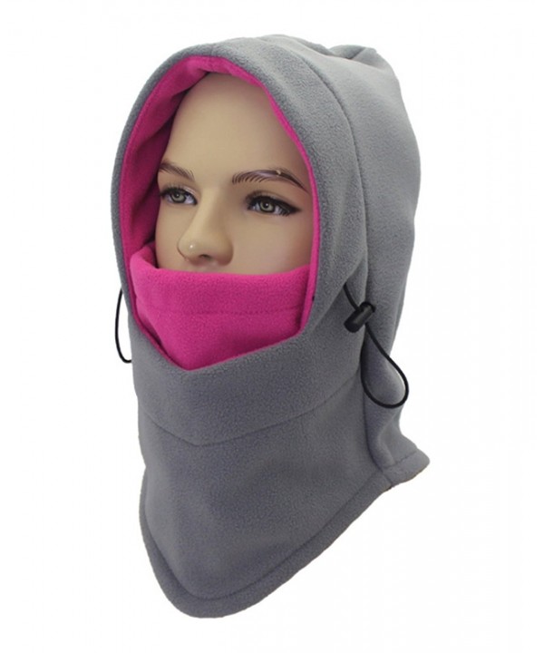 Balaclavas Hat Double Layers Thicken Caps Winter Warm Fleece Ski Face ...