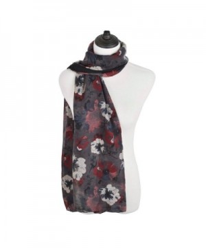 Elegant Viscose Artistic Blossom Fashion in Fashion Scarves