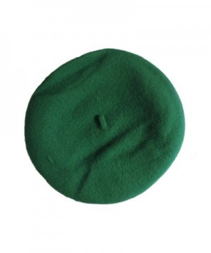 Kelly Green French Parisian Hat in Women's Berets