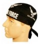 Skull Cap Biker Caps Headwraps Doo Rags - U.S. Air Force on Black - CK12ELHMSQ3