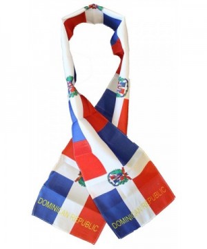 Dominican Republic - 8" x 60" Lightweight Flag Scarf - CO112PACZED