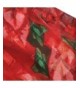 Holiday Christmas Floral Oblong Poinsettia in Fashion Scarves