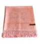Kyelong Design 2 Ply Reversible Pashmina Shawl Scarf Wrap Stole CJ Apparel NEW - Coral Pink - CQ117YHJI7P