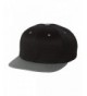 Flexfit - One Ten Flat Bill Snapback Cap - 110F - Black/ Grey - CC17YRNCHH5