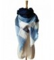 MIGAGA Soft Plaid Blanket Scarf Stylish Large Winter Warm Tartan Pashmina Wrap Shawl - Blue Navy Blue - CL12O0E4B1Q