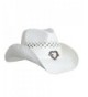 Womens Cowboy Heart White Size