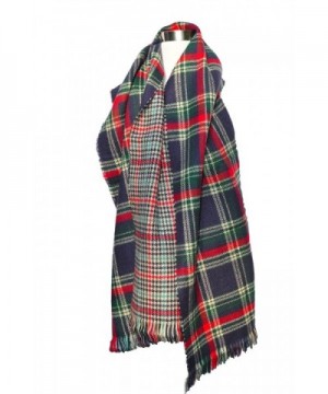 Izzy Roo Reversible Plaid Scarf in Fashion Scarves