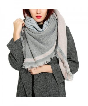 RACHAPE Winter Blanket Scarf for Women Fashion Large Soft Shawl - Pink - CD12O4YF23R