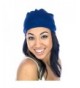 Grace Eleyae ROYAL BLUE SLAP Beanie- Womens Soft Slouchy Satin Lined Cap - CR11P8Z5SFL