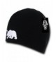 WHANG Cali Bear Short Beanies (One Size- Black) - CN11GO9LPN9