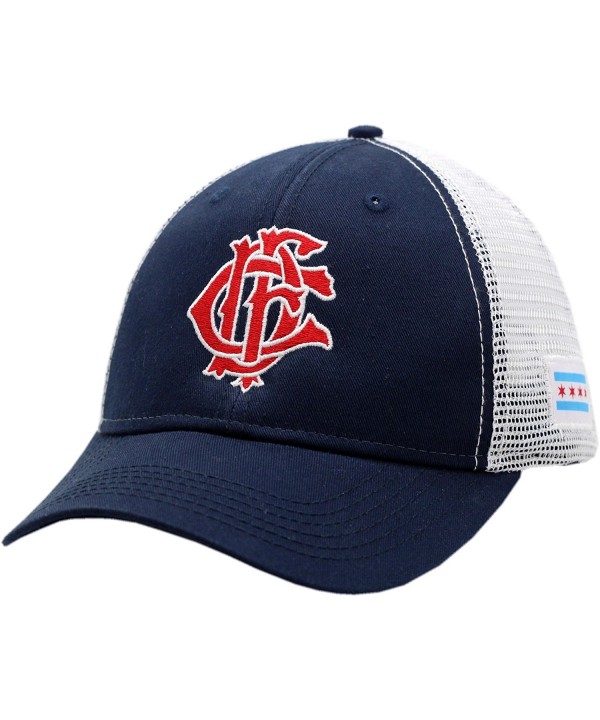 Chicago Fire Department Letternest W/Chicago Flag Patch 2-Tone Mesh Hat-10743 - CT128P3S2B9