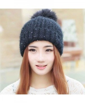 Tuscom Fashion Winter Knitted Hemming in Women's Berets