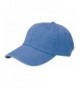 Mega Cap Unstructured Pigment Dyed Garment Washed Cap - Royal Blue - CO12DE8Y7XH