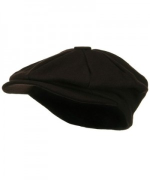 Big Size Melton Apple Newsboy Hat-Brown (For Big Head) - CD1173OX7NZ