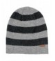 lethmik Fleece Lined Beanie Hat Mens Winter Solid Color Warm Knit Ski Skull Cap - Stripes Light Grey - CT186H0HZ2Y