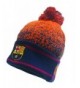 Rhinox FC Barcelona Winter Hat Beanie- Official Barcelona Beanie Orange/Navy - C7186MYM8GS