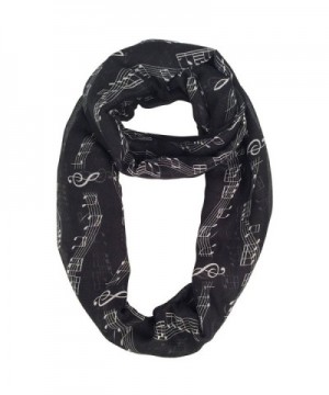 MissShorthair Womens Fashion Music Infinity in Fashion Scarves