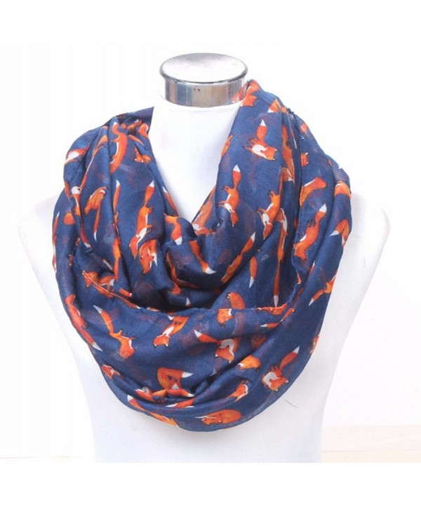 oliviabeauty Womens fashion Leopard Infinity Scarf - Orange-fox - CY12N256ESN