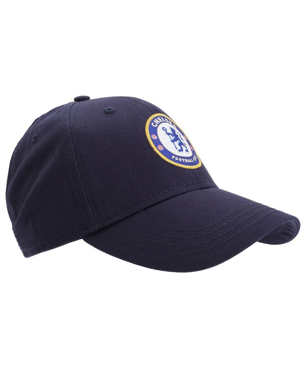 Chelsea FC Unisex Official Football Crest Baseball Cap - Navy Blue - CO11VSR9593