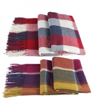 Blanket Winter Classic Infinity Scarves - Plaid Scarf - C91897GMRKW