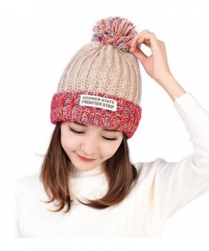 Smilelve Womens Beanie Rainbow Cashmere