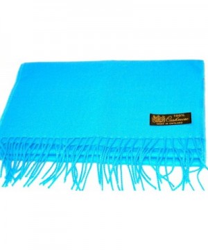 Gen SH Blue Cashmere Scarf