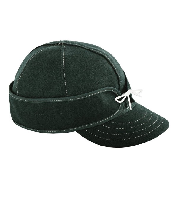 Stormy Kromer Men's Original Benchwarmer Cap - Green / White - CI11KH5CPYT