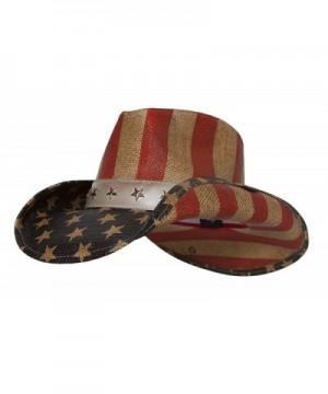 Blue Justice USA Cowboy Hat - C311L8I8LEH