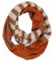 Aoloshow American Flag Scarf Infinity Knit Necktie Warmer - A Orange-White&Khaki - CQ126P6ZNUL