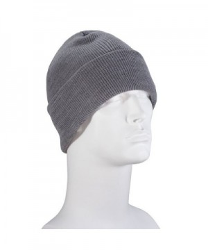 USA Made Classic Ski Hat - Light Grey - CL187ITMCSG