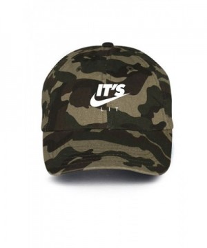 It's Lit Swoosh Camo w/ White Unstructured Dad Hat - CA12NSMOYHA