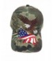 Aesthetinc Patriotic American Eagle and American Flag Baseball Cap USA 3D Embroidery - Military Camo - CC120061ZMR
