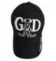 Aesthetinc Embroidery God Is So Good All The Time Christian Baseball Cap - Black 1 - C81875A6CS5
