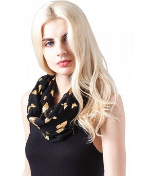 MissShorthair Lightweight Metallic Scarfs Butterfly