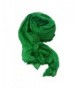 DDLBiz Women Cotton Long Soft Crinkle Scarf Wrap Shawl Candy Colors - Green - CA12NGBQNT9