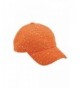 Glitzy Game Crystal Sequin Trim Women's Adjustable Glitter Baseball Cap ORANGE - CX11U7YIQB1