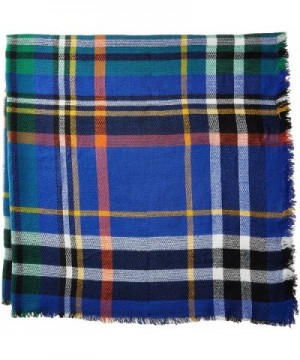 Womens Tartan Scarf Checked Pashmina