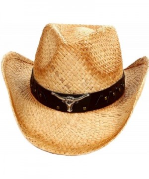 Womens Western Cowboy Straw Shapeable