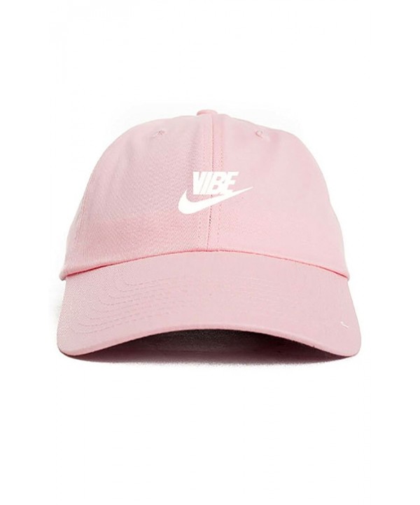 Just Vibe Swoosh Pink w/ White Dad Hat - CK12O176QY8