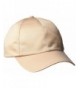 D&Y Women's Satin Baseball Cap - Beige - CD12NYU818C