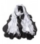 Sleep Koala Women Silk Scarf Large Satin Hair Scarves Fashion Pattern Wrap Shawl - Catwhite - CE189NQM4TX