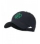 4 Leaf Clover Holiday Embroidered Cap - Navy - CN11FDE621V