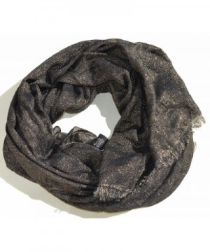 Style & Co. Women's Metallic Frayed Wrap Scarf - Gold / Black - CP126ZVGNGT