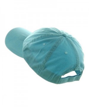 Mega Cap Low Profile Velcro Adjustable Cotton Twill Cap- Aqua-One Size - CS1281GPPBZ