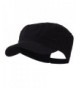 Big Size Adjustable Cotton Ripstop Army Cap - Black (For Big Head) - C911E8U8YKD