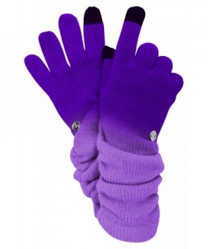 Purple Ombre Texting Gloves Scarf in Cold Weather Scarves & Wraps
