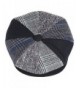 Mens Patchwork Wool Big Apple Duckbill Ivy Newsboy Irish Tweed Cap Hat Navy - CR128AF7HUD