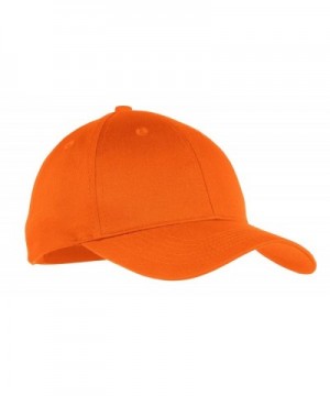 Port & Company Boys' Six Panel Twill Cap - Orange - C2119B8IOU7