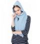 Bellady Winter Knit Hooded Scarf Pullover Headscarf Hoodie Hat - Style2_blue - CY186STYXZ5