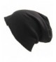 Century Star Unisex Comfy Cotton Beanies Soft Sleep Cap For Hairloss Cancer Chemo - Black - C512LXK6Q2X